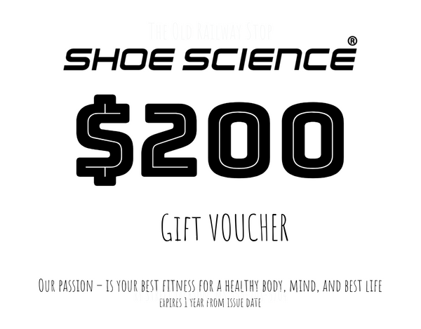 Shoe Science $200 Gift Voucher