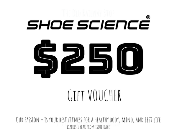 Shoe Science $250 Gift Voucher