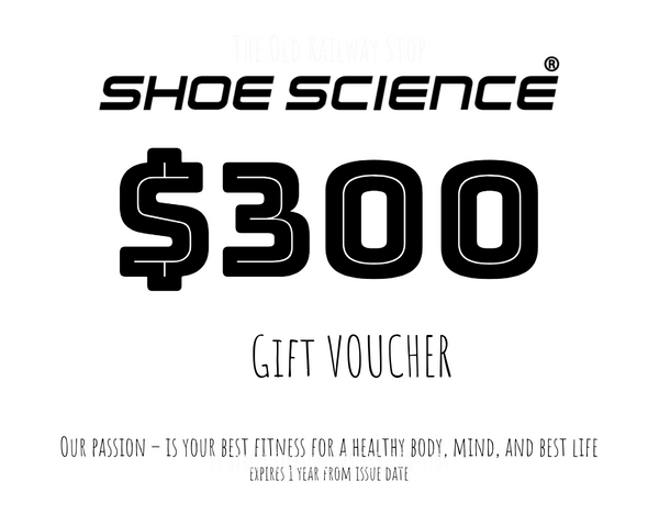 Shoe Science $300 Gift Voucher