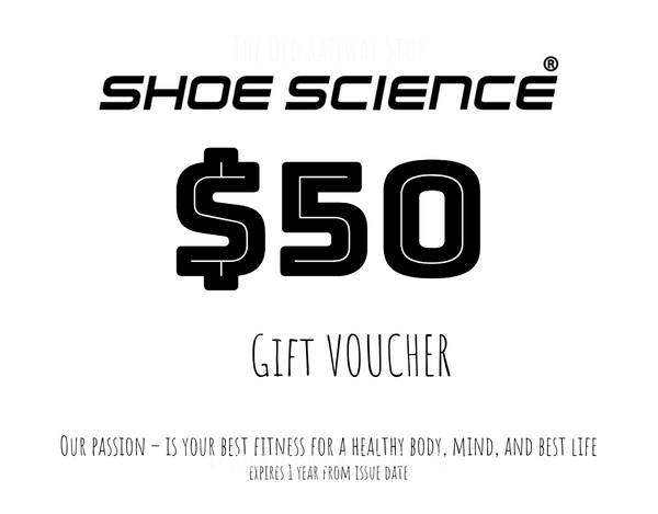 Shoe Science $50 Gift Voucher